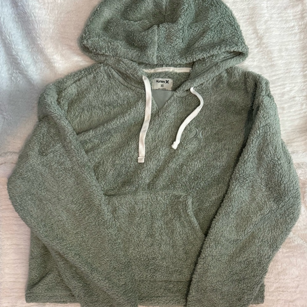 Hurley Sage Green Fleece Hoodie